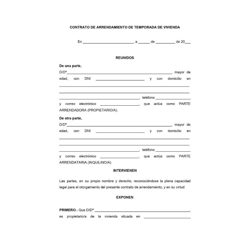 Rental agreement